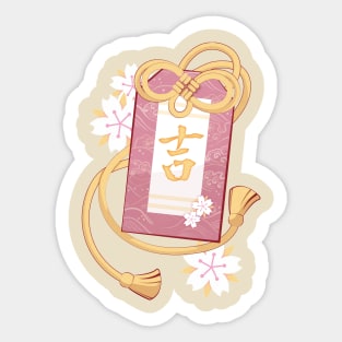 Lucky carm Omamori Sticker